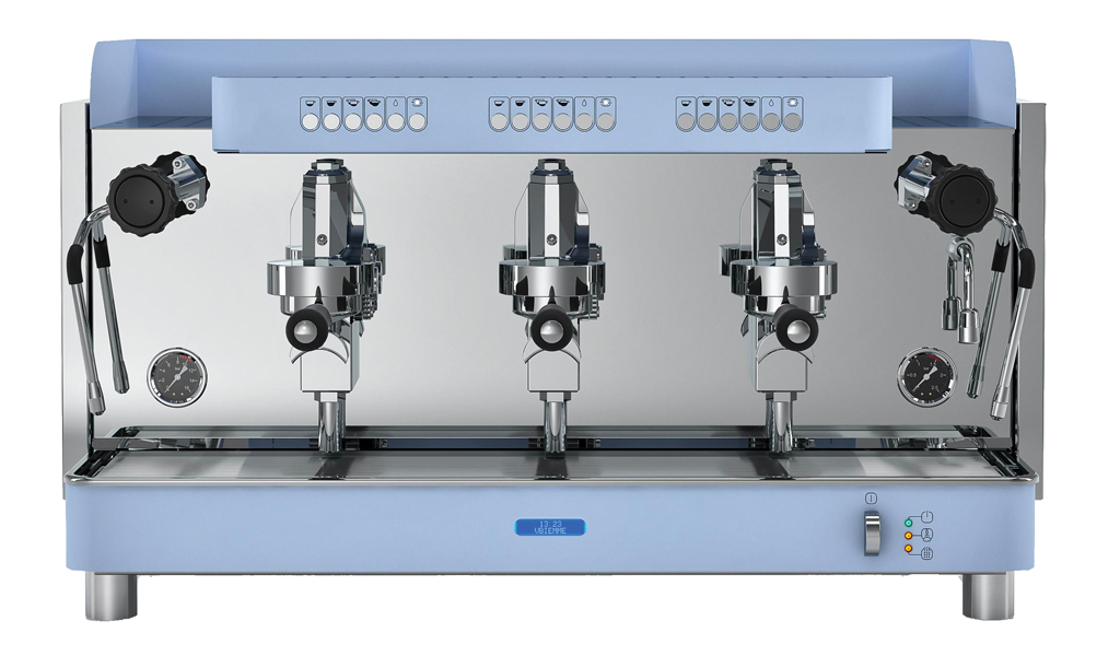 Machine à café VBM Replica Electronique 3 pistons bleue