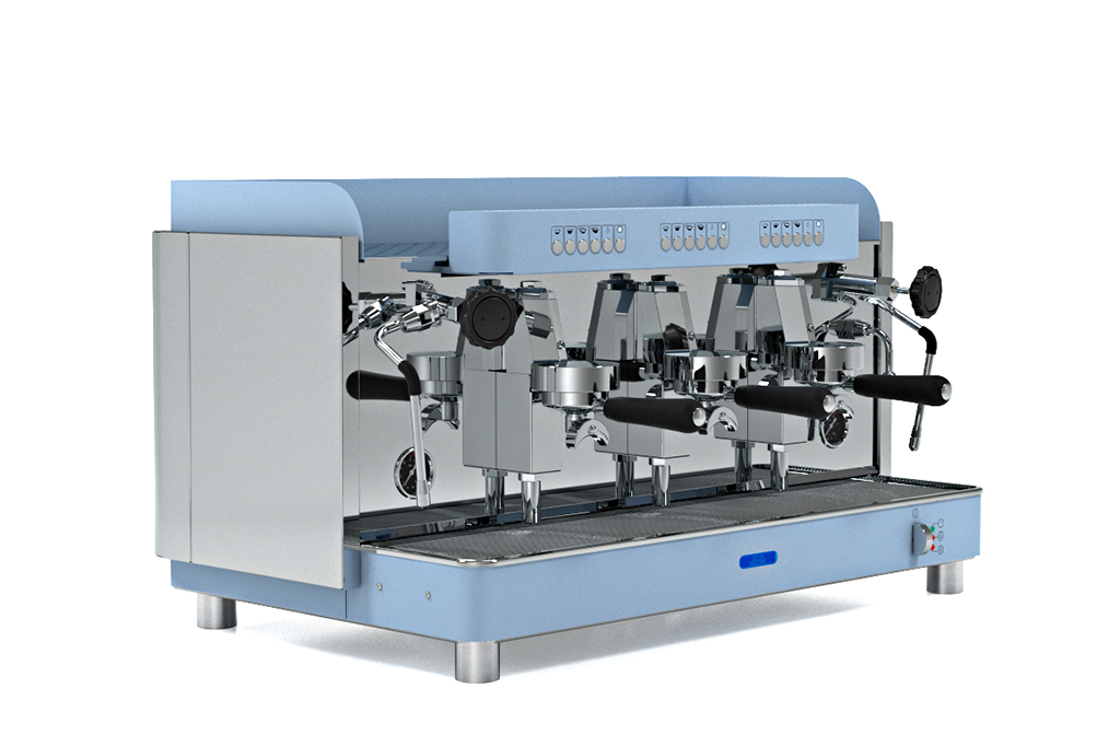 Machine à café VBM Replica bleue avant